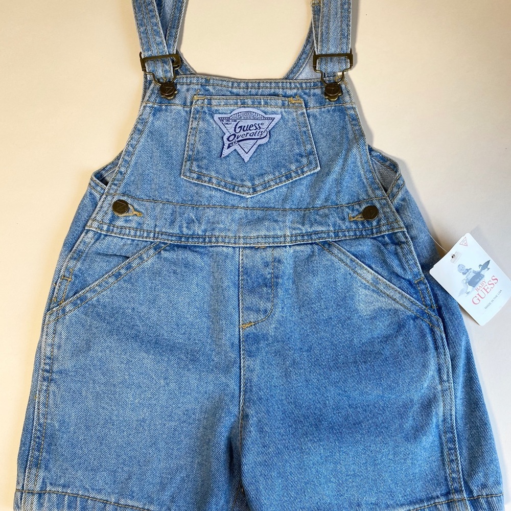 NWT vintage Guess shortalls